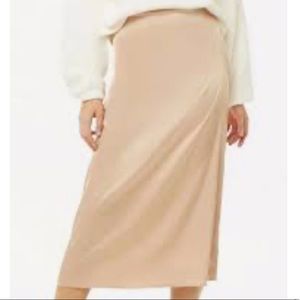 Tan slip skirt